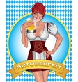 oktoberfest poster design vector image