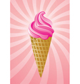 icecream cone vector image
