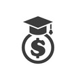 scholarship icon vector image vector image