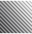 striped metal background vector image vector image
