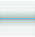 abstract halftone hexagon vector image