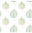 simple natural leaves seamless pattern eps10 vector image vector image