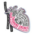 heart with lyrics soviet song ever higher vector image