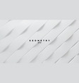 geometric minimalist pattern white ribbons vector image