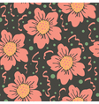 seamless pattern dark vector image vector image