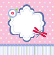 baby shower invitation card vector image vector image