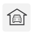 car security icon vector image vector image