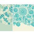 floral background vector image vector image