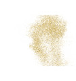 gold glitter texture vector image