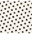 seamless black and white jumble circles vector image
