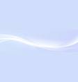 abstract soft white and blue dynamic wavy vector image