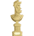 antique bust vector image