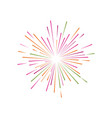 firework icon vector image