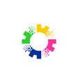 gear logo vector image