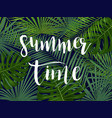 summer tropical design for banner or flyer vector image