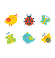 creatures collection birds vector image