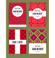 invite template set vector image