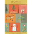 with christmas and decoration vector image vector image
