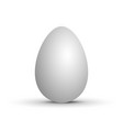realistic white egg vector image