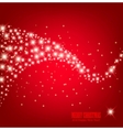 red beautiful christmas background vector image