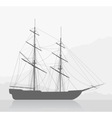 sailing ship vector image