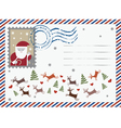 letter to santa vector image
