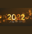 2021 happy new year greeting banner vector image vector image