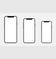 set newly released iphone 12 vector image