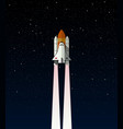 space shuttle vector image vector image