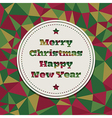 christmas decoration vector image vector image