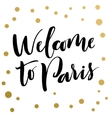 welcoming sign for tourists vector image
