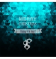 christmas vintage background vector image vector image