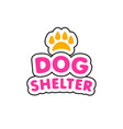 logo with yellow lever and pink headline vector image