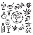 olive graphics vector image