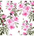 flower seamless pattern vector image vector image