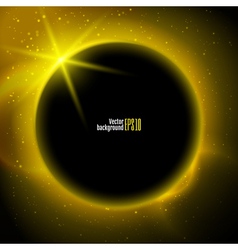 Eclipse And Light Rays Royalty Free Vector Image Eclipse And Light Rays Royalty Free Vector Image