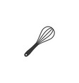 egg whisk icon in silhouette design vector image