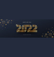 2022 new year logo vector image vector image