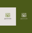 leaf flower tree monoline universal creative vector image