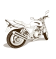 motorbike vector image