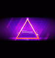 neon glowing hi-tech abstract future background vector image vector image