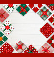 realistic christmas background vector image