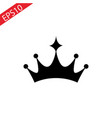 crown icon white background vector image