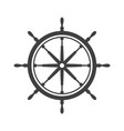 vintage steering wheel ship yacht retro vector image