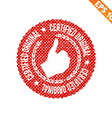 rubber stamp certified - eps10 vector image vector image