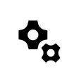 gear icon vector image