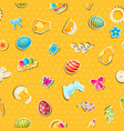 happy easter seamless pattern with holiday vector image