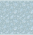 holiday seamless background with frosty snowflakes vector image