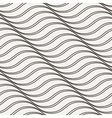 seamless pattern of wavy lines vector image