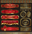 set of frames borders vector image vector image